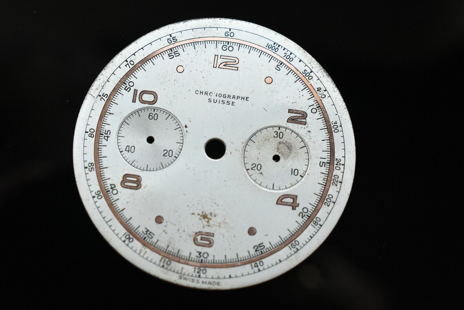 Dial for chronograph watch CHRONOGRAPHE SUISSE