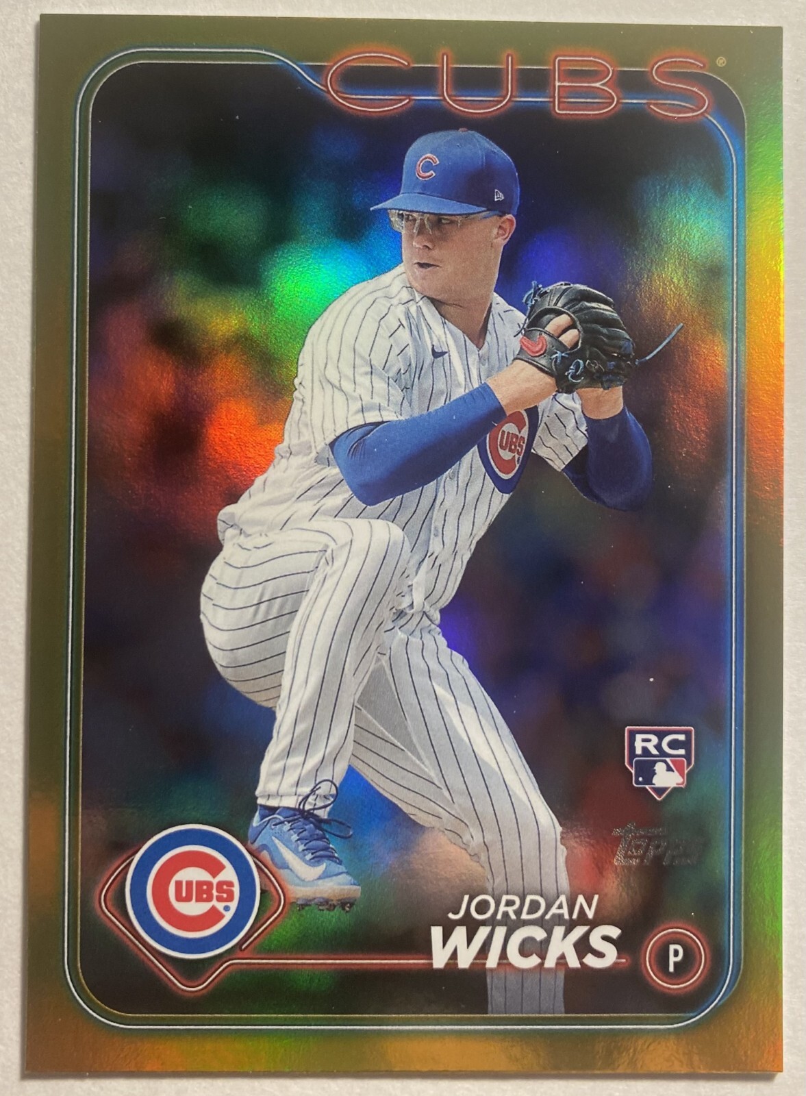 2024 Topps Series 2 Gold Foil Jordan Wicks #613 ROOKIE