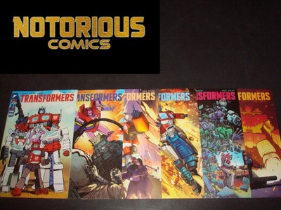 Transformers 1 2 3 4 5 6 Complete Variant Set Comic Lot Daniel Warren Johnson