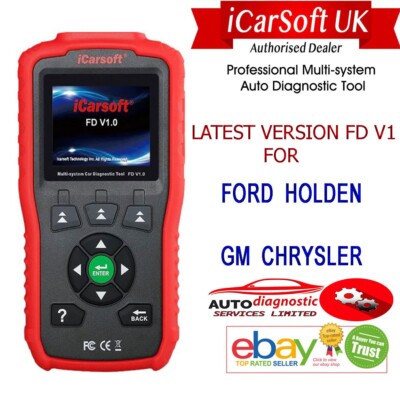 2025 iCarsoft FD V1 For FORD, HOLDEN, GM, CHRYSLER Diagnostic Fault Scanner Tool