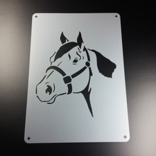 A3 Schablone Pferd Pferdekopf Horse - BV373