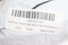 (100-Pk)  GooDeal Door Panel Clip Trim Fastener Green 25mm Stem