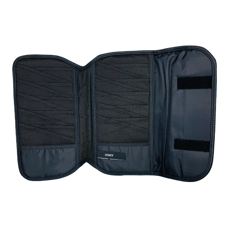 Estuche de transporte de disco billetera CD Sony vintage Deja que tu mente juegue bolsa de viaje nuevo nuevo en stock Foto 3 de 4