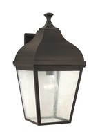 Oil Rubbed Bronze 1-light 18-3/8 Tall Outdoor Wall Sconce W/clear Seeded Glass on sale Oil Rubbed Bronze 1-light 18-3/8 Tall Outdoor Wall Sconce W/clear Seeded Glass on sale