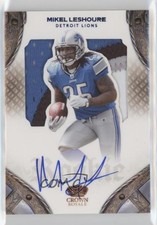 2011 Crown Royale Rookie Silhouette Blue Signatures 7/50 Mikel Leshoure Auto 0r4