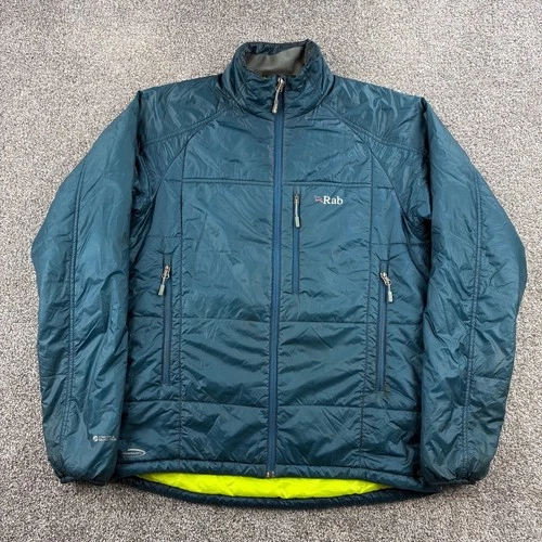 Rab Generator Jacket Mens Medium Blue Pertex Primaloft Puffer QIN-52 - product listing photo