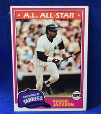 1981 Topps - #400 Reggie Jackson AL All Star
