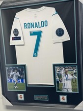 Cristiano Ronaldo Real Madrid Signed Framed Jersey Beckett