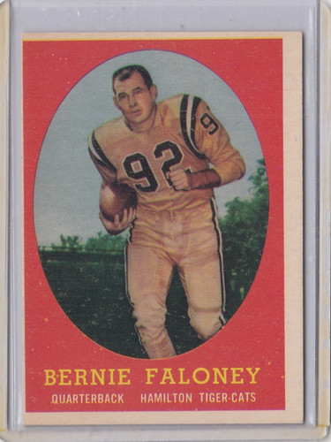 Bernie Faloney #54 1958 Topps CFL card