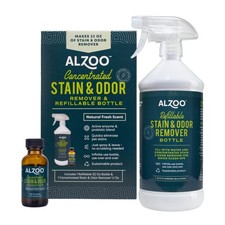 ALZOO Pet Stain  Odor Remover Kit   Concentrated Enzyme Cleaner, Refillable 32