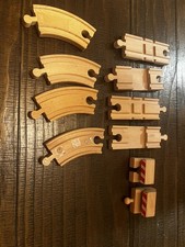 Thomas  Friends Wooden Railway Track - Misc Lot of 10