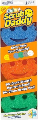 Scrub Daddy Cleaning Sponge and Dish Scrubber - 3 pack
