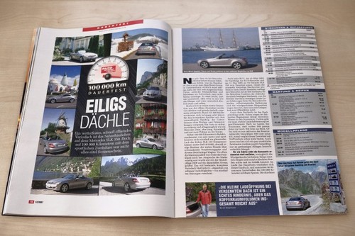 Auto Motor Sport AMS 12/2007 Wirklich gut? Mercedes SLK 350 R171 mit 272PS im 10