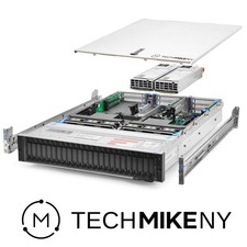 Dell PowerEdge R740xd NVMe Server 2.30Ghz 36-Core 1TB RAM Windows Server Rails