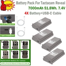 ❤️4PCS Trail Camera Battery For Tactacam Reveal Hunting X Gen 3.0, 2.0, X, X Pro