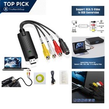 USB HD Video Capture Card RCA to USB for Mac Windows 576p 720p