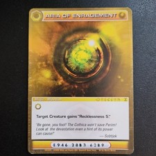 Chaotic Square Cut Aria of Enragement 191/222 BTD 1st Edition Uncommon Mugic LP