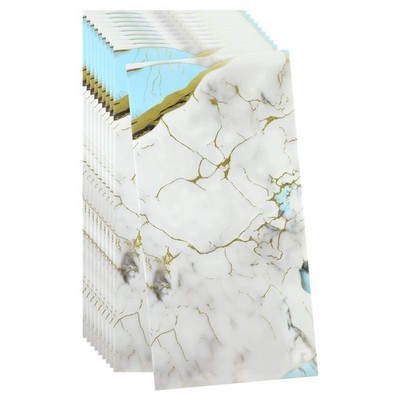 10pcs Peel and Stick Marble Wall Panels 23.6'' x 11.8'' Brick Wallpaper, #1020