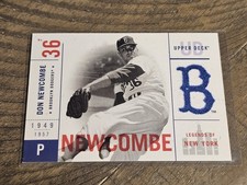 2001 Upper Deck Legends Of New York #4 Don Newcombe Nmmt