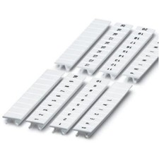 2pc PHOENIX CONTACT - IC 1051029:0111 Terminal Block Marker, White, Black P