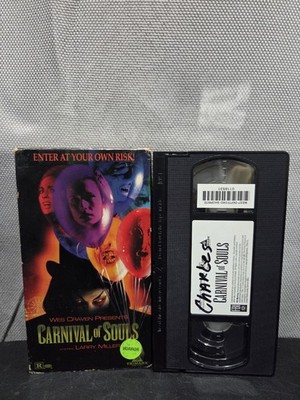 CARNIVAL OF SOULS (1998) VHS TAPE MOVIE (WES CRAVEN) CULT HORROR LARRY MILLER+++