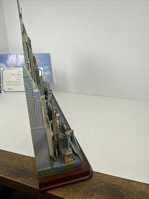 NEW YORK CITY SKYLINE DANBURY MINT MANHATTAN Landmark Buildings