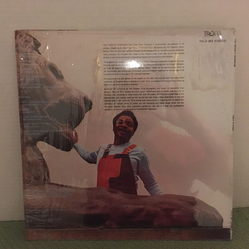 Mighty Sparrow  LP  - Only A Fool - 1978 - TRLS 162 - Image 2 of 4