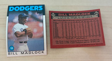 1986 Topps Baseball #470 Bill Madlock Dodgers