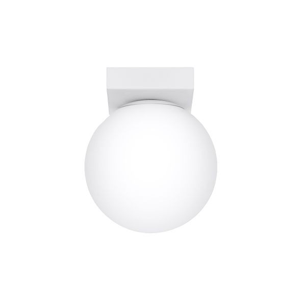 Plafonnier blanc acier Yoli douille G9 luminaire de plafond pour petite pièce