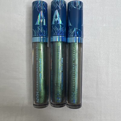 3x NYX Avatar Bioluminescent Lip Gloss ILU-MINATE Green .1oz New/Sealed