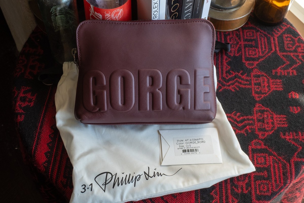 3.1 Phillip Pouch Lim Black | Triangle Ines Leather 0 LIM PHILLIP 