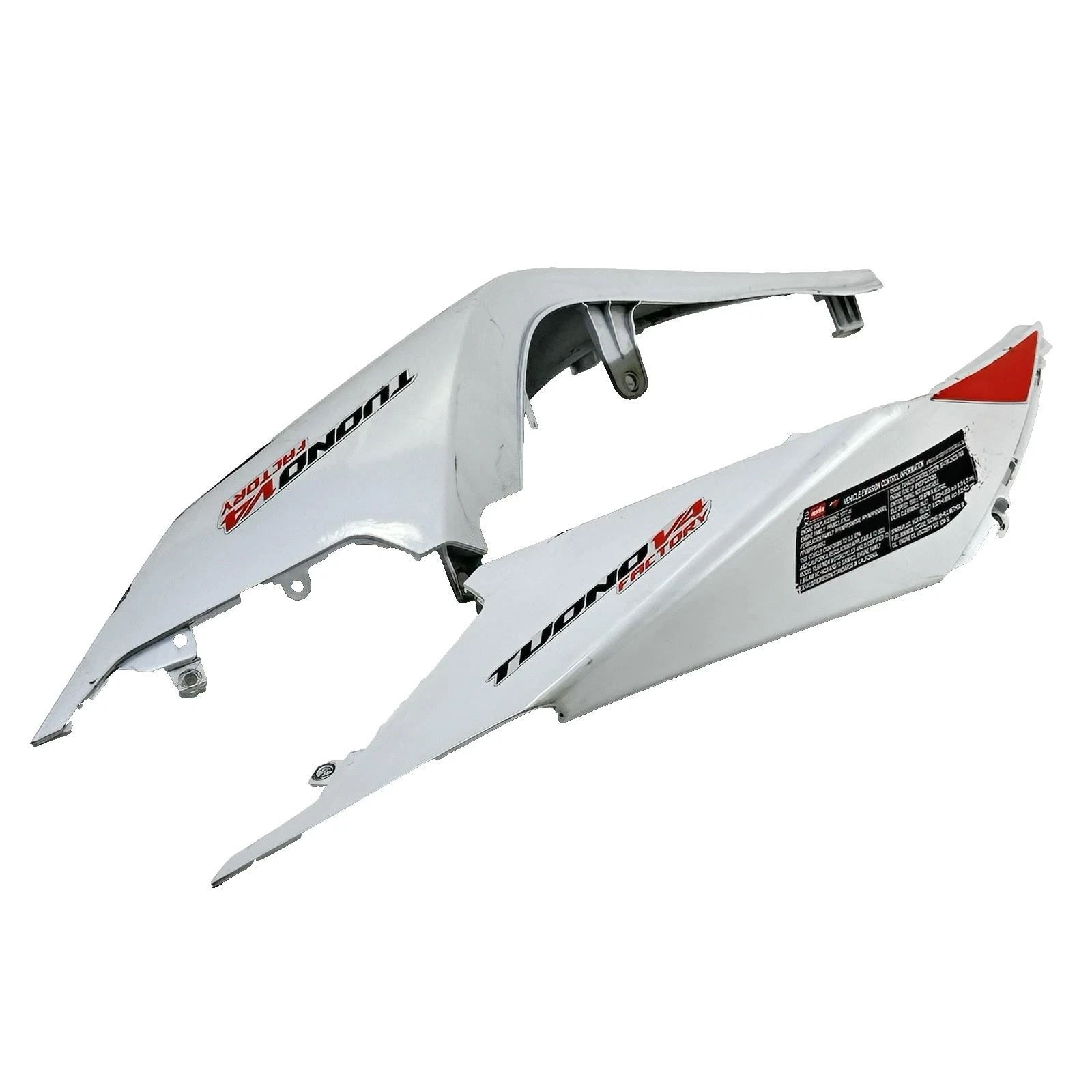 2021 - 2024 APRILIA TUONO V4 1100 TAIL FAIRINGS REAR SEAT COWLS SIDE *SCUFFED*