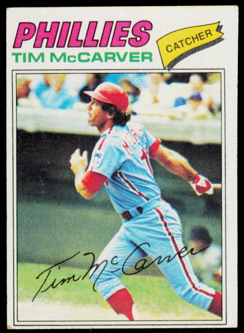 1977 Topps Tim McCarver 357 Philadelphia Phillies