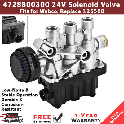 New 4728800300 24V ECAS Solenoid Valve Replace 1.25588 For Wabco 294160555A