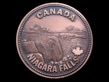RL01152 VINTAGE 1970s  CANADA NIAGARA FALLS  COMMEMORATIVE BELT BUCKLE