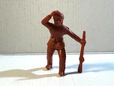 Tim Mee plastic VTG 1960's 60mm Pioneer scouting with rifle.