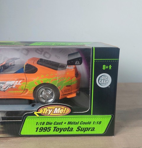 Toyota Supra Streetglow 1995 Rápido y Furioso Modelo Escala 1:18 En Caja Nuevo - Imagen 4 de 12