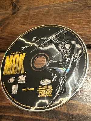 MDK - Macintosh Version - RARE - 1998 - Shiny Entertainment- CD-MCR-062-AP-E