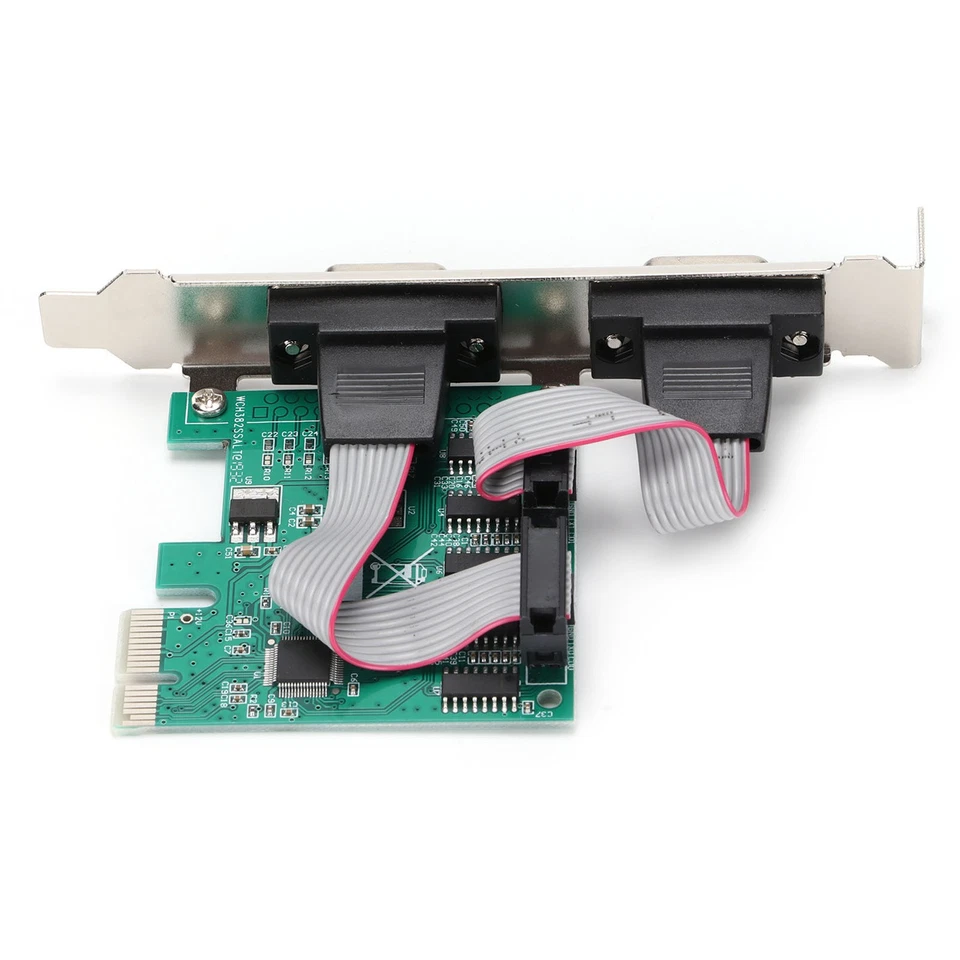 PCIE Serial Card 2 Ports Plug and Automatic Identification PCIE Expansion Card - Image 2 of 4