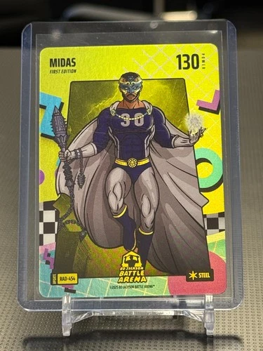 Bo Jackson Battle Arena Update Rad Midas Stephen Curry#RAD-454 Steel Foil