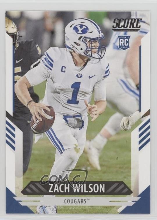 2021 Score Rookies Zach Wilson #304 1g2w