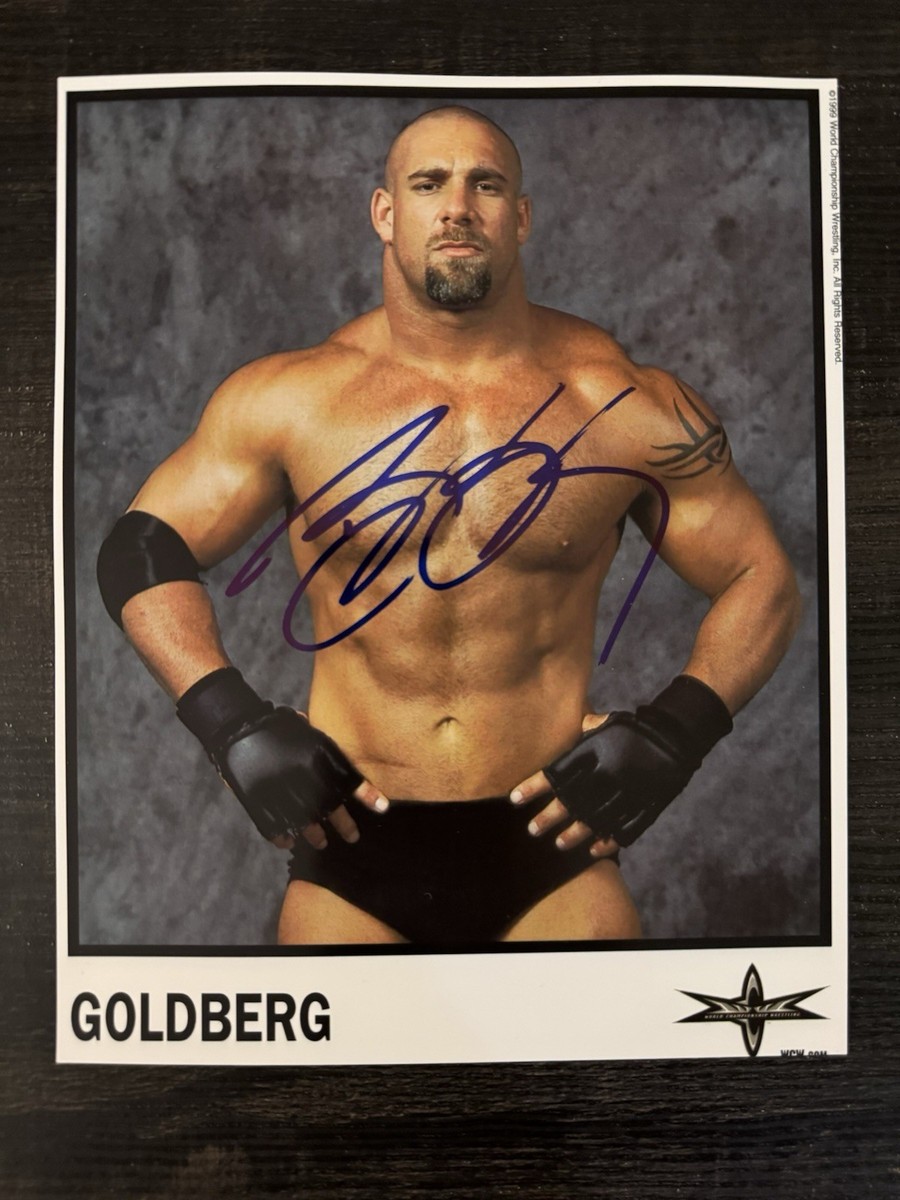 Goldberg (World Wrestling Entertainment) Signed WWE WCW 8x10 Photo