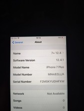 iOS 12 iPhone 7 plus 128GB Unlocked