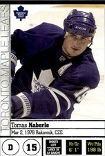 2008-09 Panini NHL Hockey Card # 123 Tomas Kaberle