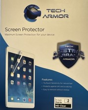 Tech Armor Screen Protector 2 Pk For iPad Air HD Clear