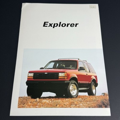 FORD EXPLORER / 6P Folder Prospekt / 90er NL Dutch / selten
