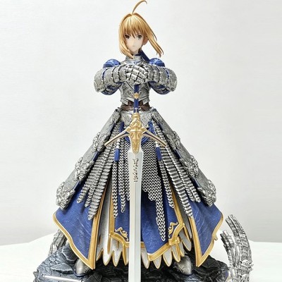 Anime Figure Inspired Saber Artoria Pendragon 43cm PVC Model Statue Unbranded