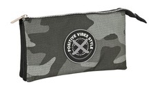 Safta - Triple Pencil Case, Children's Pencil Case, Ideal for School Age Childre