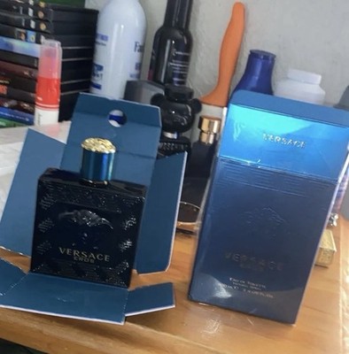 Versace Eros Eau de Toilette Spray, Regular Size 100 mL / 3.4 fl oz