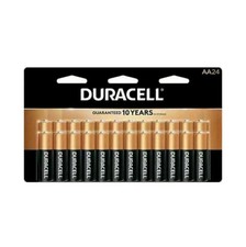 Duracell 24 Pack AA Alkaline Copper Top Power Boost Batteries 2037 Free Shipping